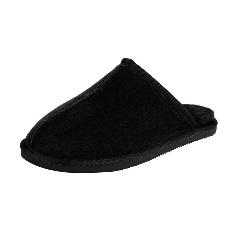 CLPP'LI Mens Slip on Slippers - Black - 11 - Image 1